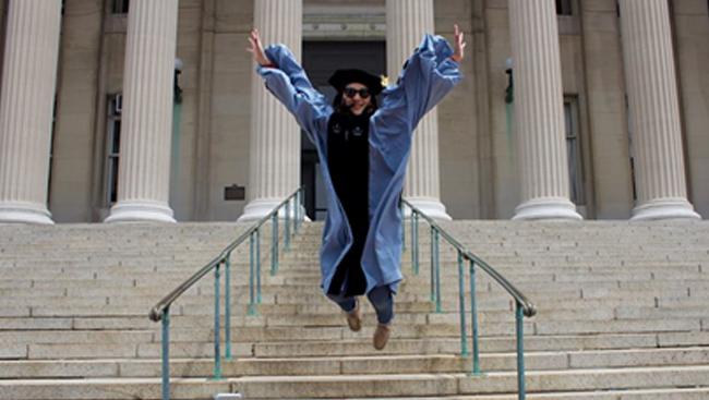 Nancy Padilla-Coreano on graduation day