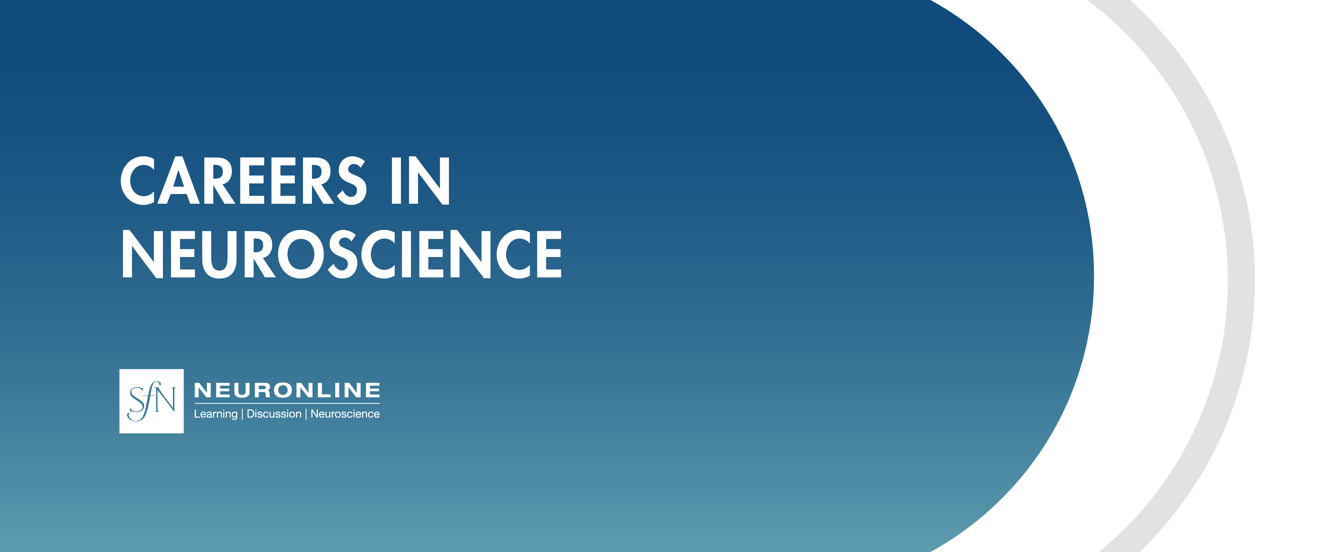 Careers in Neuroscience. SfN Neuronline logo.