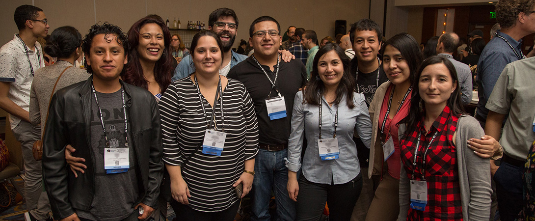 Members of the Latin American Training Program pose for a photo at Neuroscience 2016