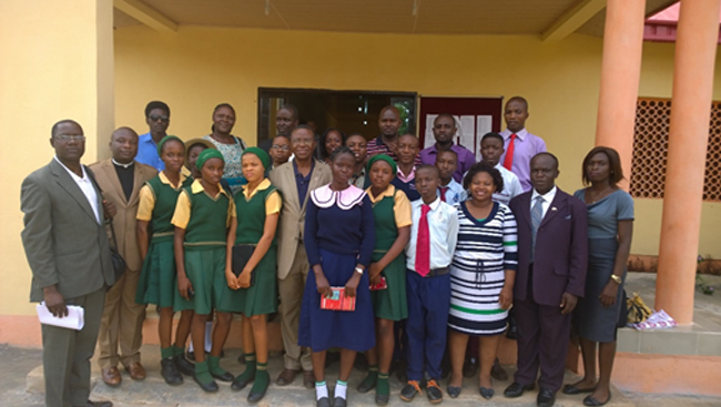 Championship contest of the International Brain Bee for secondary schools in Nigeria, held at the University of Medical Sciences, Ondo, in 2017.