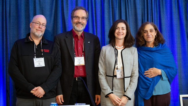 Neuroscience 2018 Animals in Research Panel (From L-to-R: Eric Sandgren, Stefan Treue, Wendy Jarrett, Mar Sanchez)