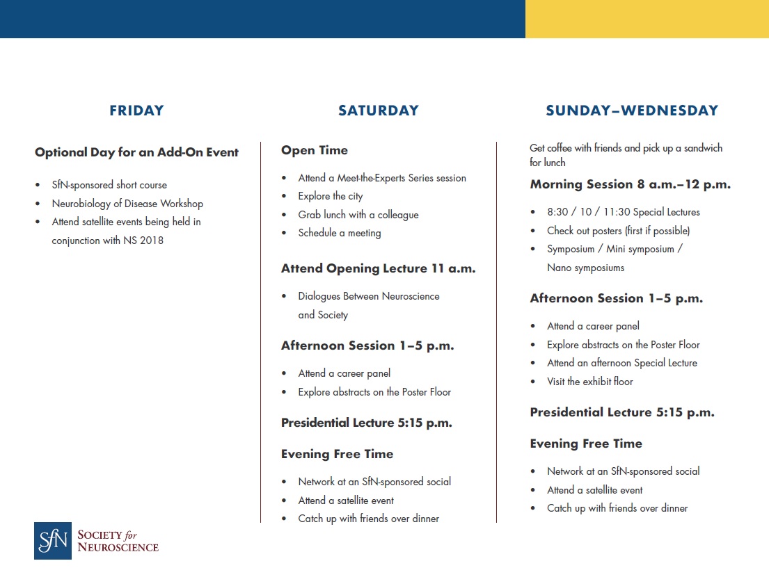 How to Plan for SfN's Annual Meeting as a Trainee