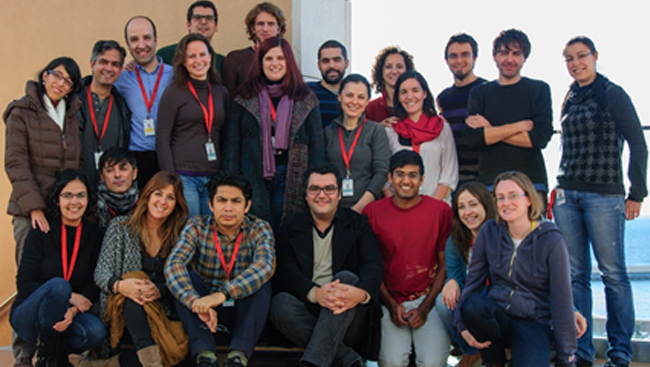 Fatuel Tecuapetla with his lab