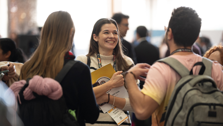 group of attendees at Neuroscience 2023 in Washington, D.C.
