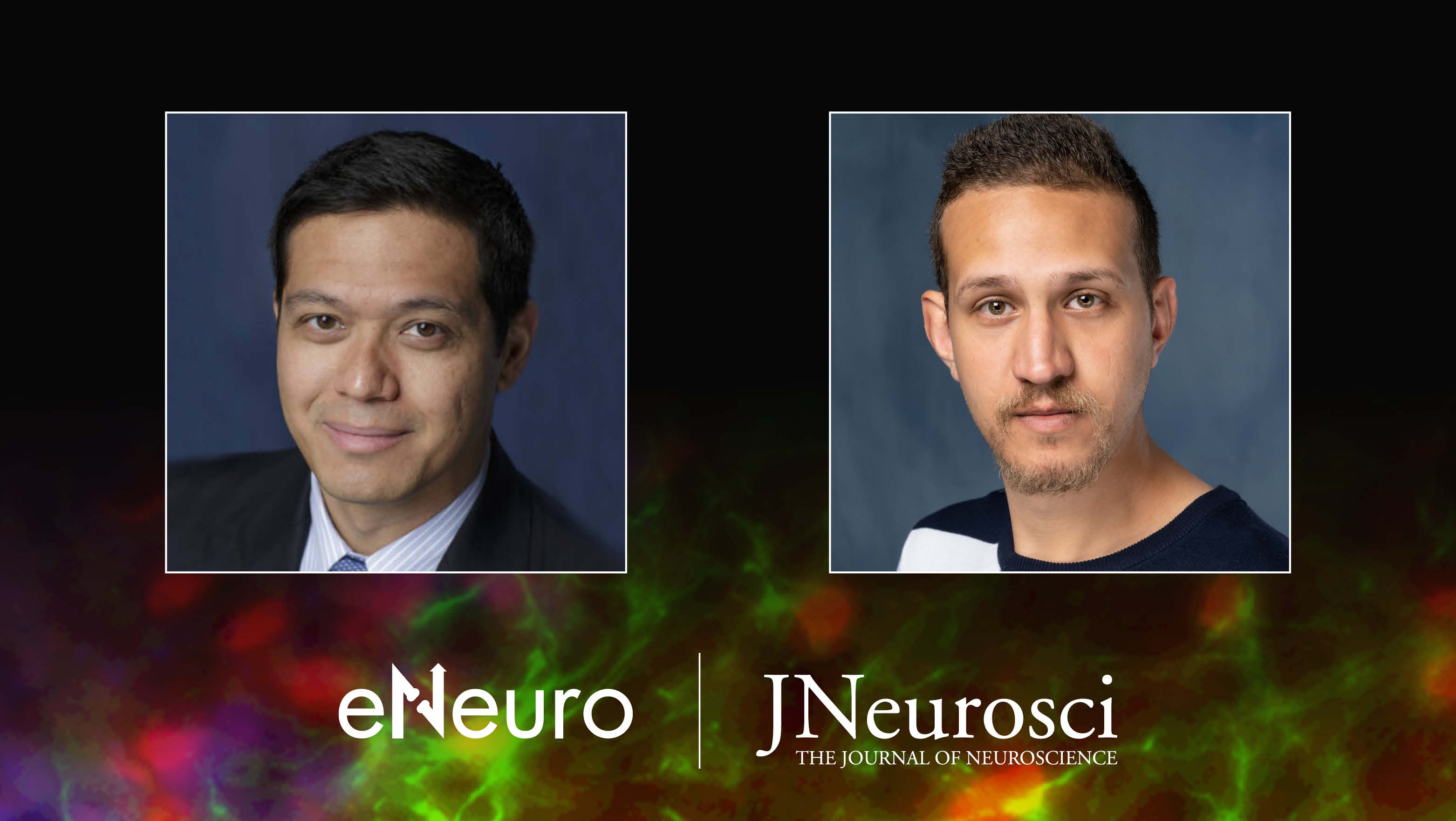 Images of speakers Eric G. Krause, PhD and Khalid Elsaafien, PhD