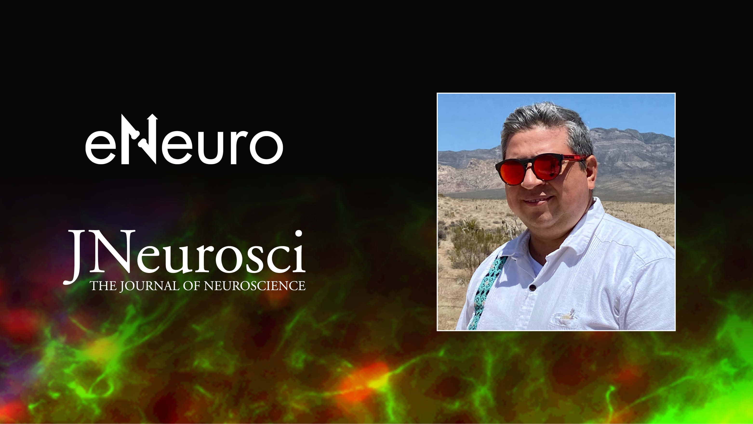 eNeuro logo. JNeurosci logo. Image of Ranier Gutierrez