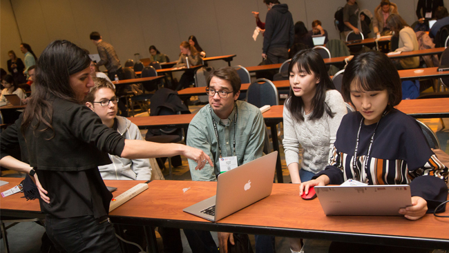 Breakout group during Short Course 2 at Neuroscience 2017